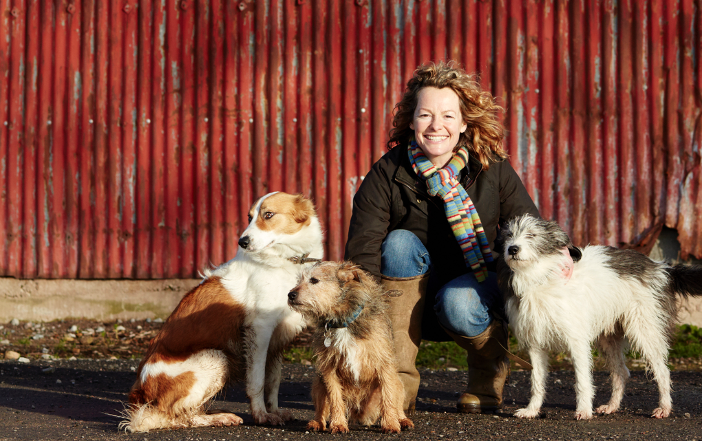 Kate with dogs at Humble by Nature