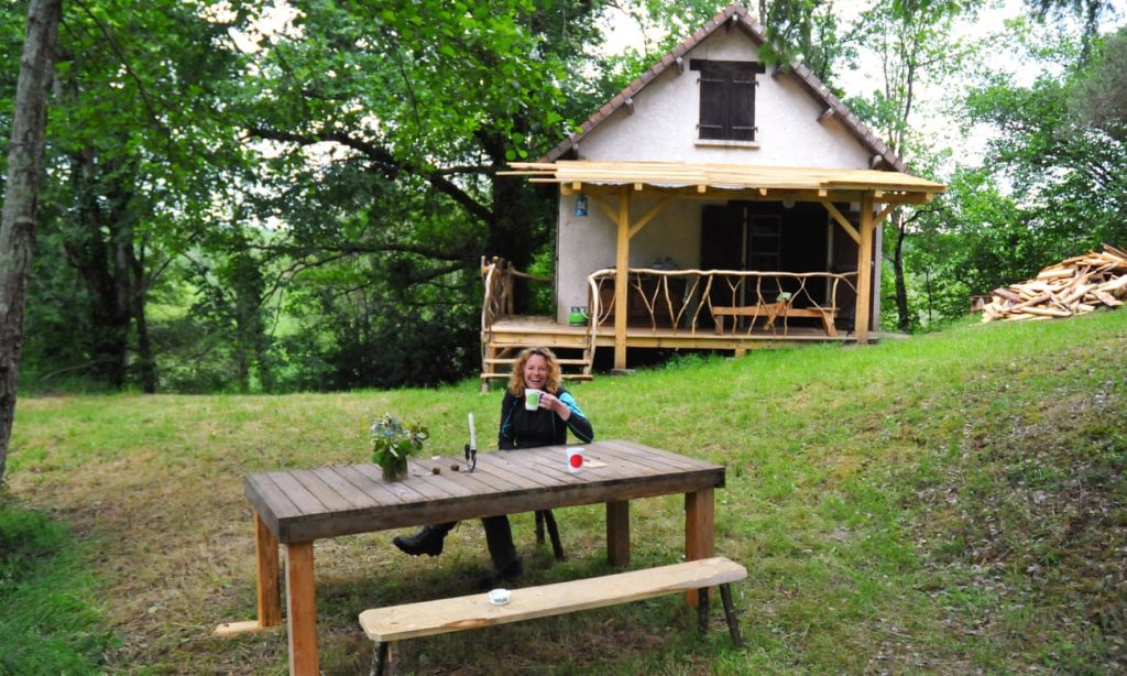 Kate Humble at Poacher's Cabin