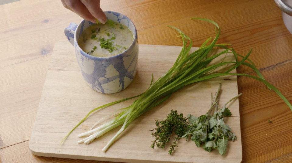 Three Cornered Leek and Potato Soup