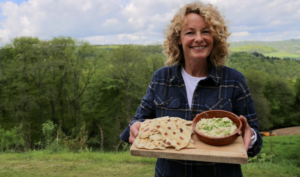 Baba ganoush & flat bread recipe